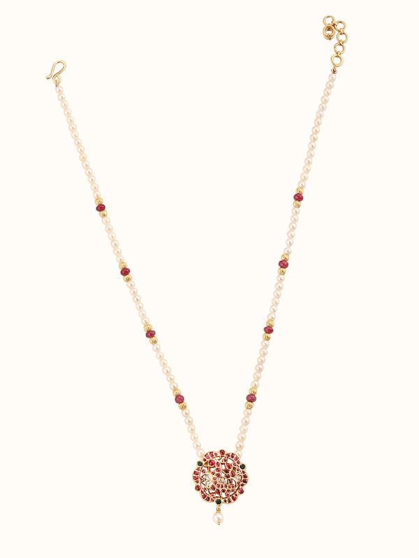 Kundala Velai 22 Karat Gold Collar Necklace