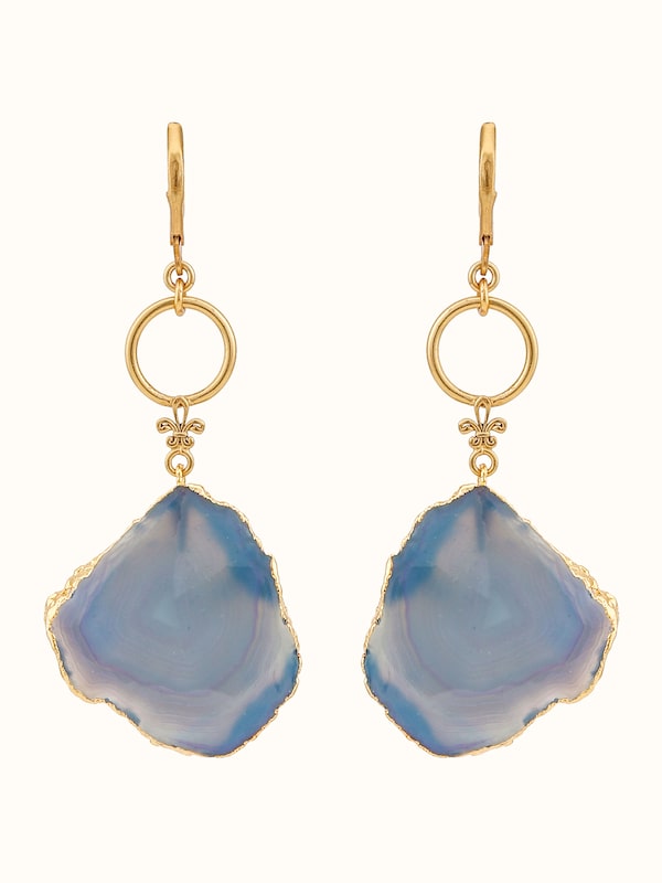 Agate Drop Earrings