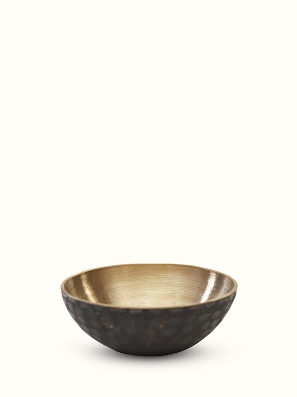 Glass-finished Bell Metal Dinner Bowl