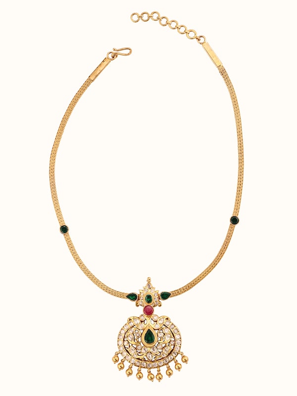 Kundala Velai 22 Karat Gold Collar Necklace