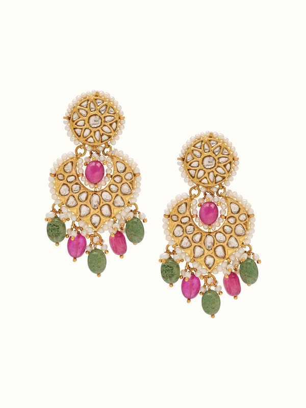 Thappa 22 Karat Gold Drop Earrings