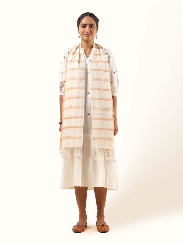Yellow Cotton Stole