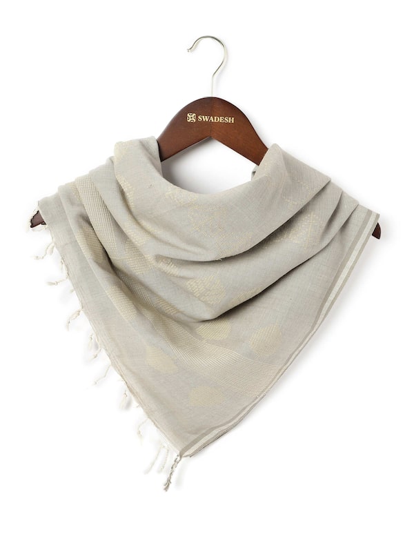 Cotton Extra-weft Stole