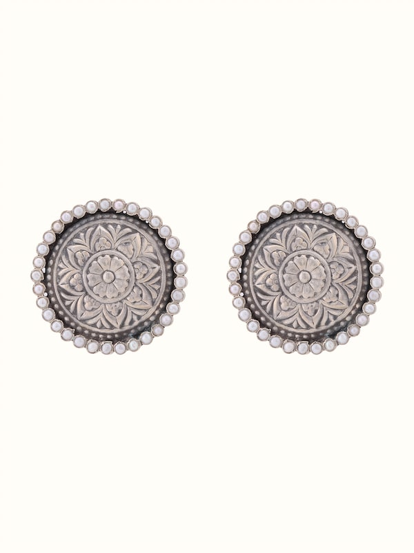 Silver Smithing Stud Earrings