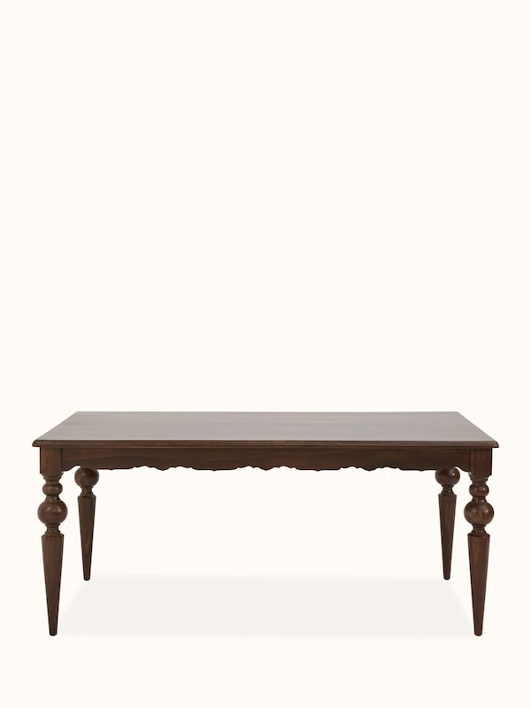 Teak Finish Sheesham Wood 6-seater Dining Table