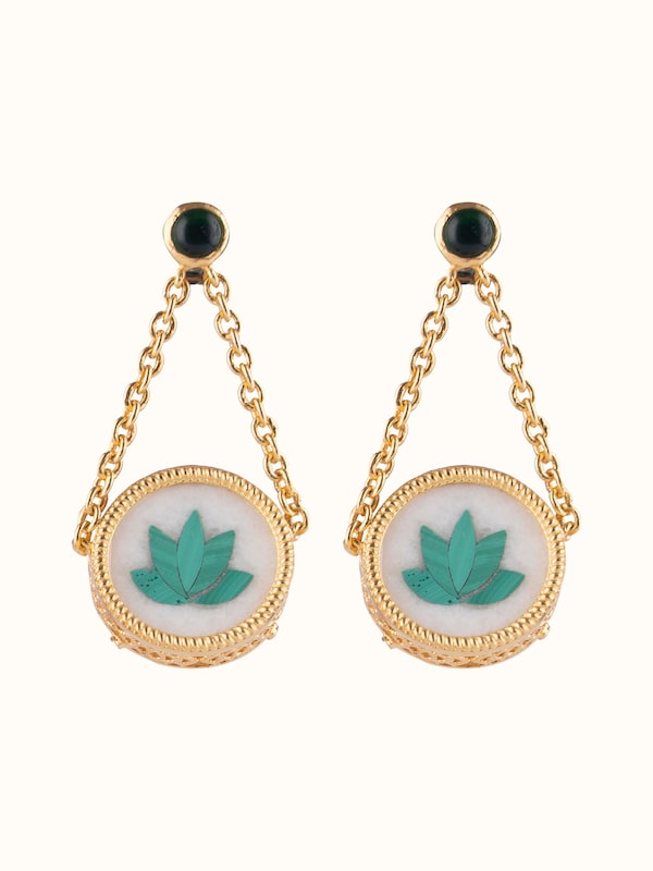 Parchinkari Silver Drop Earrings