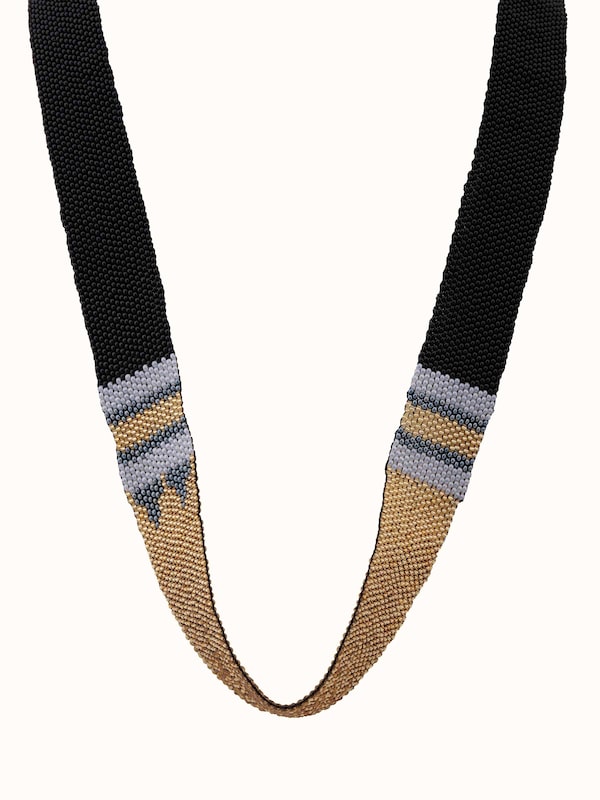 Glass Beads Long Necklace