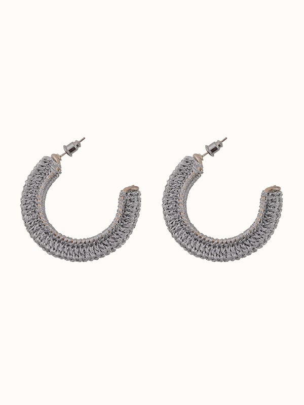 Zari Patwa Hoop Earrings