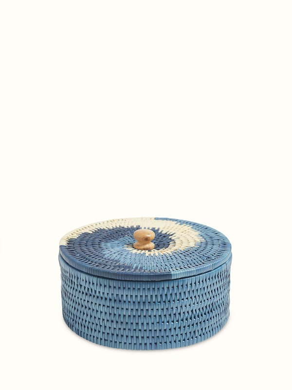 Palm Leaf Roti Box Blue