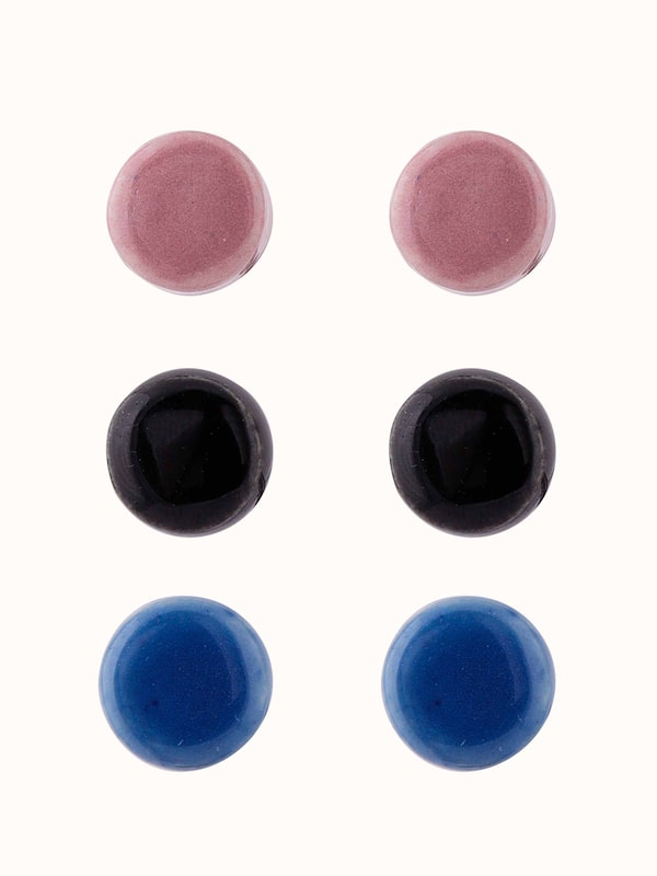 Ceramic Stud Earrings Set