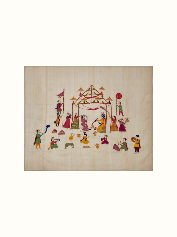 Chamba Rumal Vidhi Wall Art
