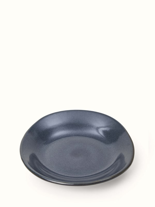 Khurja Pottery Ceramic Serving Bowl Black