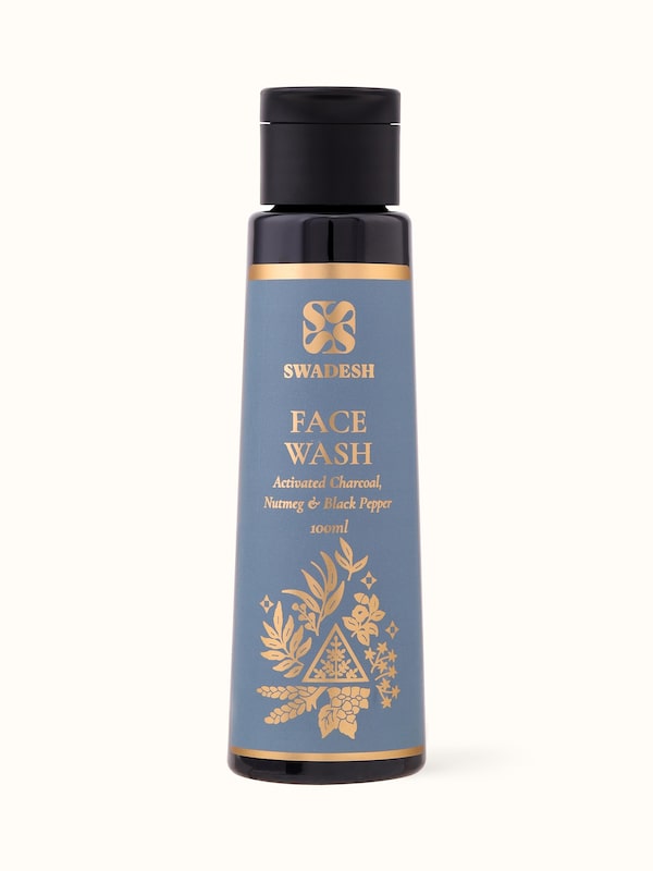 Face Wash Activated Charcoal, Nutmeg & Black Pepper