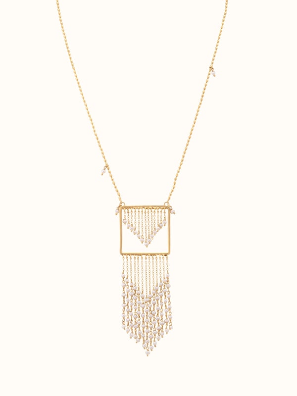 Silver Smithing Long Necklace
