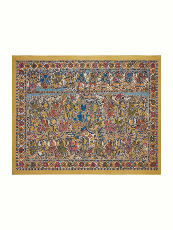 Dashavtar Kalamkari Painted Wall Art