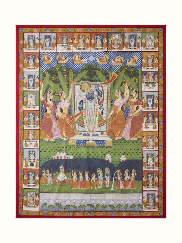 Picchwai Sharat Poornima, Gopis & 24 Darshan Painting