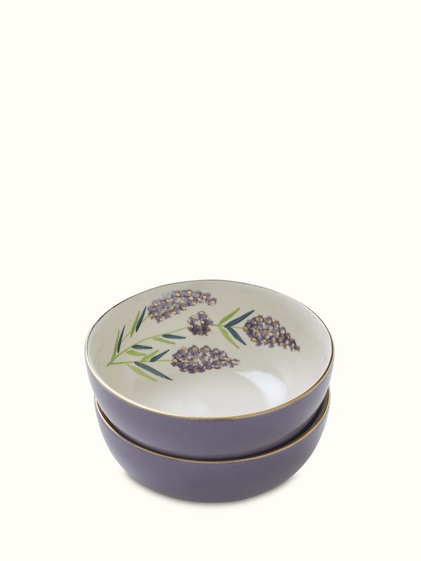 Khurja Pottery Ceramic Serving Bowls (2 Pcs)