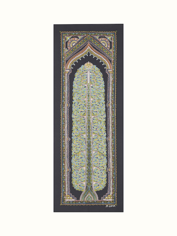 Rogan Castor Oil & Pigment Jivandrishti Painting
