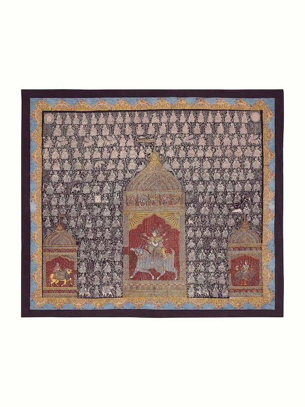 Mata Ni Pachedi Goddess Worship Artwork