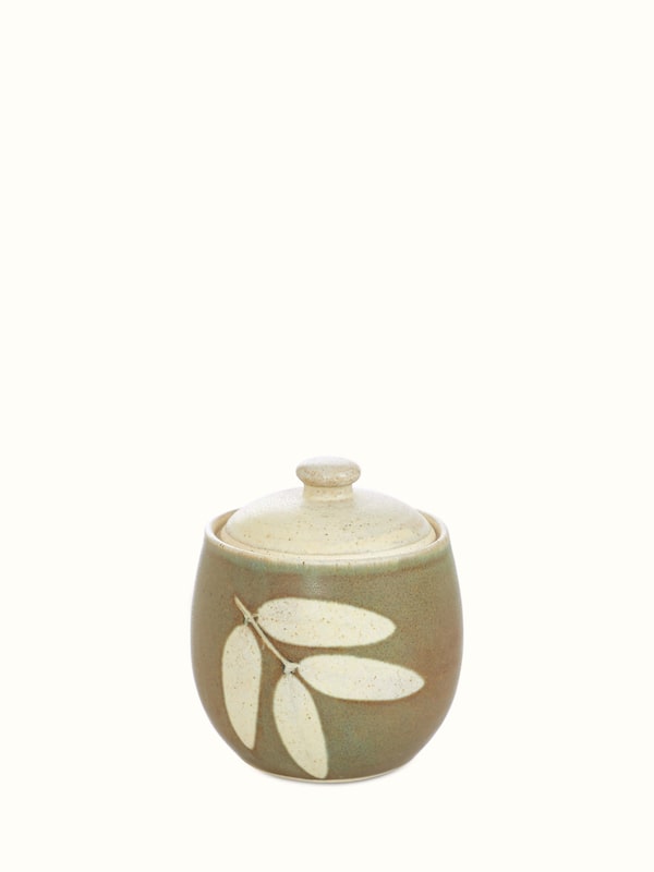 Studio Pottery Ceramic Jar with Lid