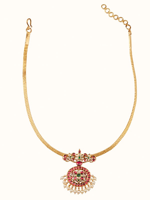 Kundala Velai 22 Karat Gold Collar Necklace