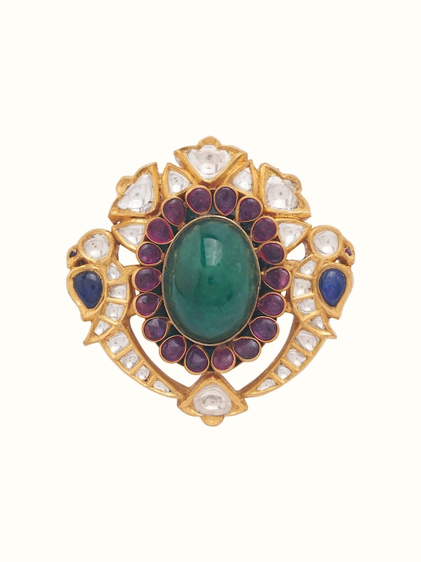 Jadau 18 Karat Gold Ring