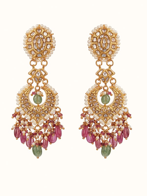 Thappa 22 Karat Gold Drop Earrings