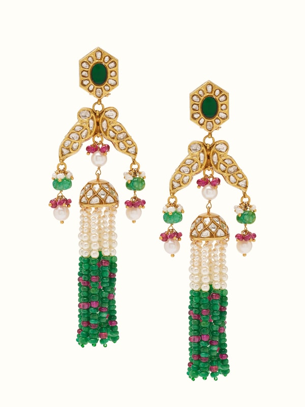 Thappa 22 Karat Gold Drop Earrings