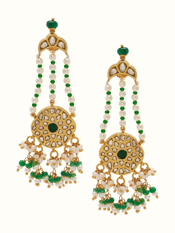 Thappa 22 Karat Gold Drop Earrings
