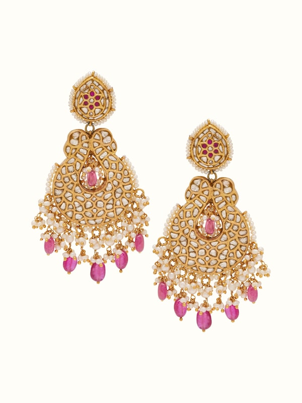 Thappa 22 Karat Gold Drop Earrings