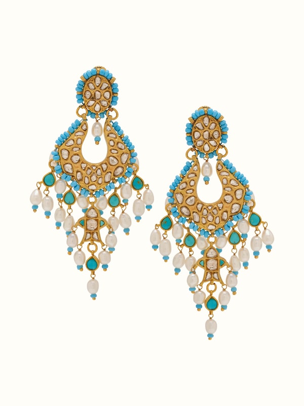 Thappa 22 Karat Gold Drop Earrings