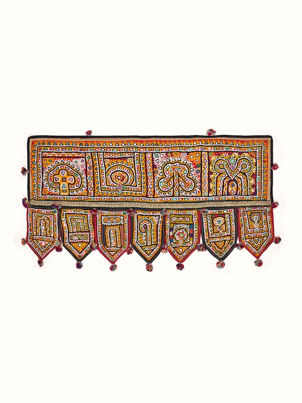 Kutch Embroidery Geometric Toran