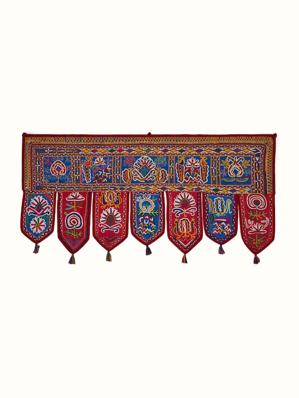 Kutch Embroidery Floral Toran