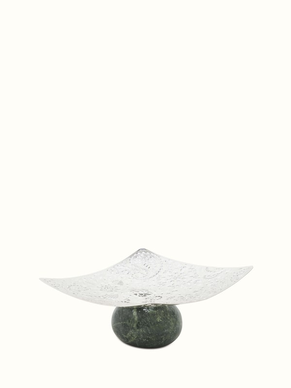Silver-plated Paisley Square Platter (10 X 10 Inches)