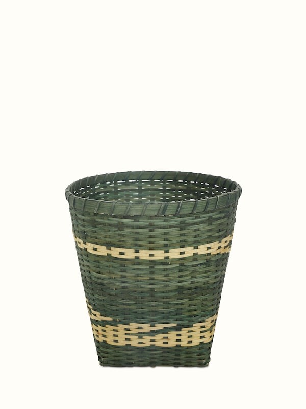 Bamboo Planter Green Color