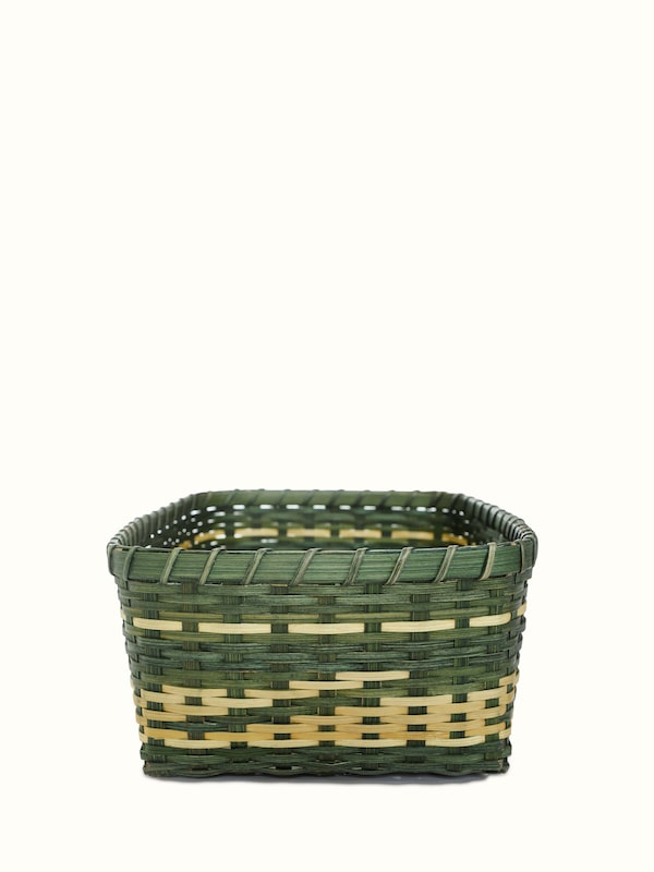 Bamboo Storage Organiser Green Color