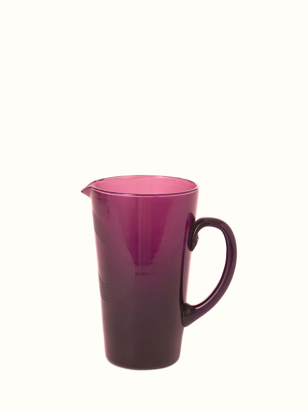Firozabadi Glass Pitcher Purple