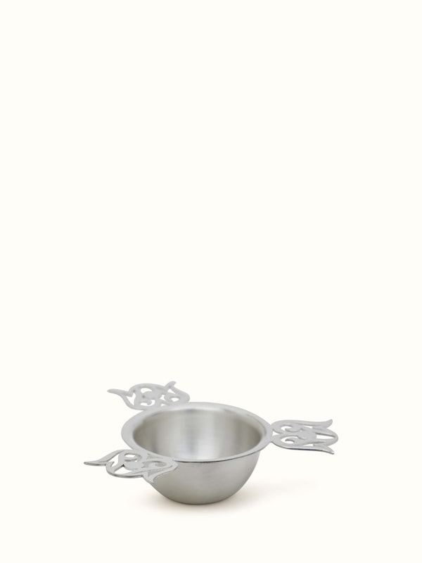 Silver Cut Work Diya
