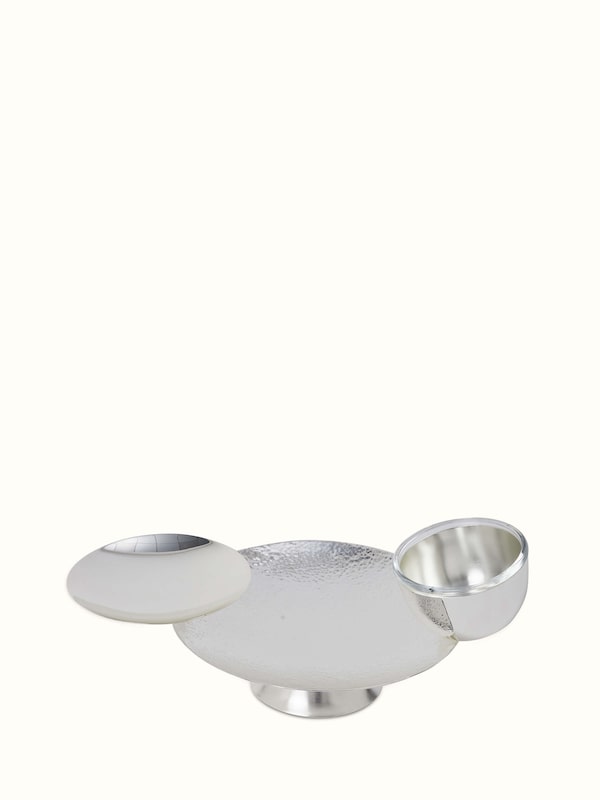 Silver-plated Nut Bowl & Plate