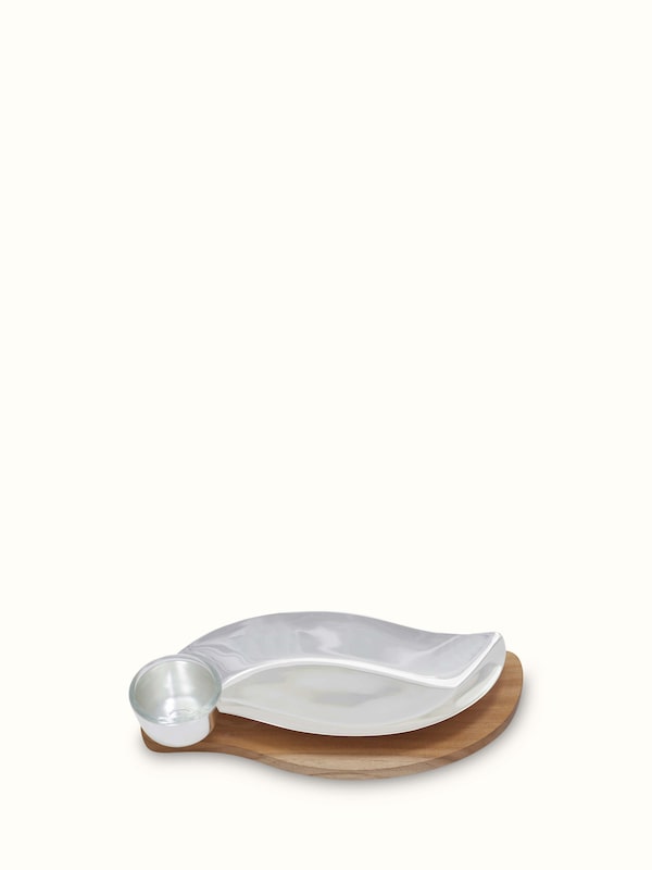 Silver-plated Rectangular Nut Bowl
