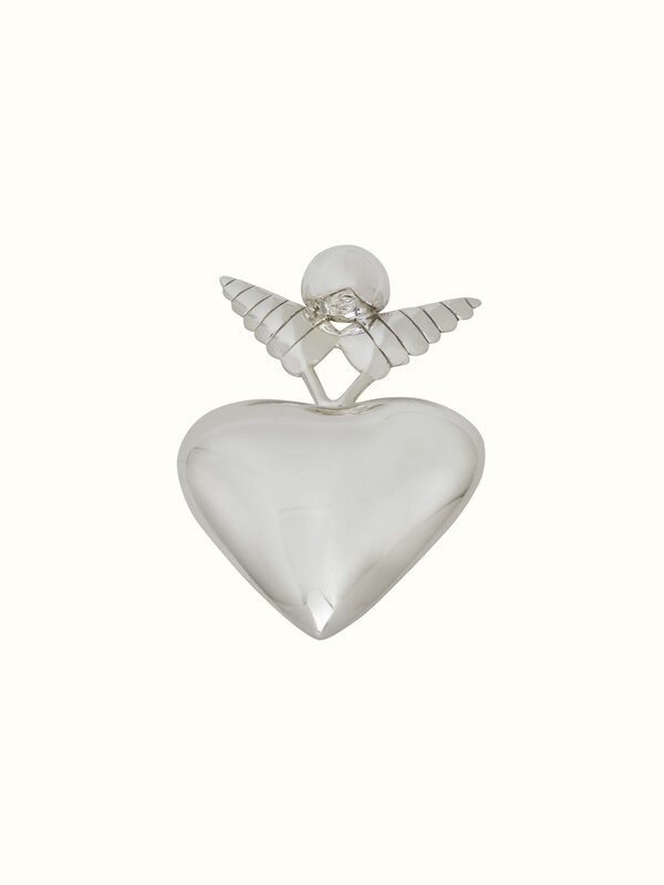 Silver Angel Rattle