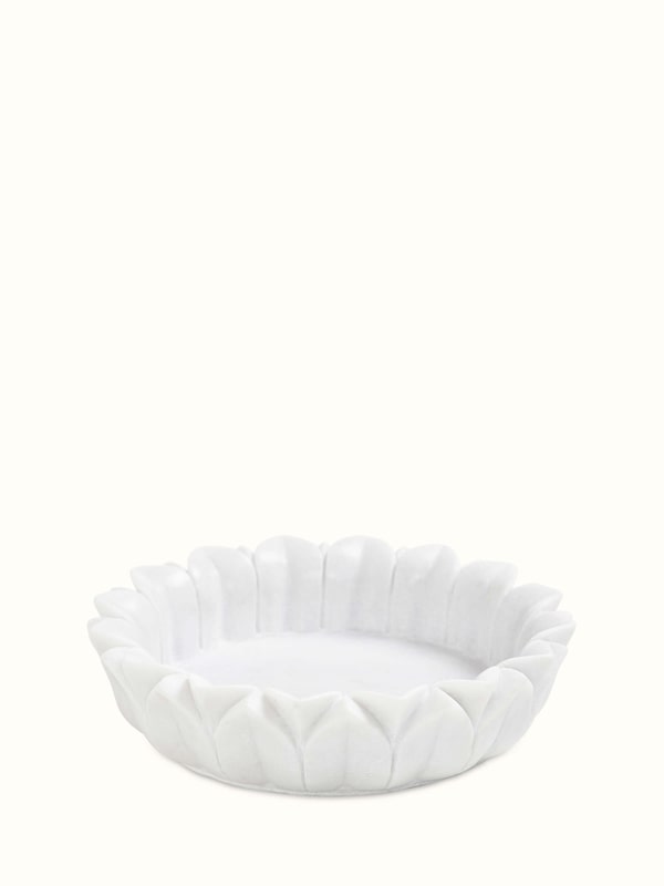 Glossy Carved Marble Urli