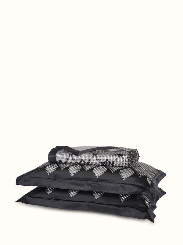 Rambagh Geometric Viscose Cotton Blend Sanganeri Hand Block Print Double-size Bedspread Set