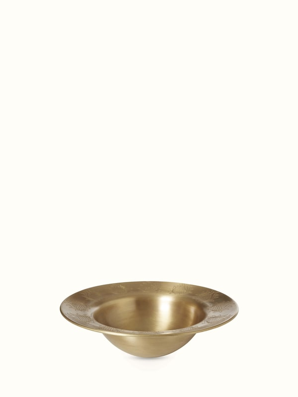 Brass Potpourri Bowl Golden Color