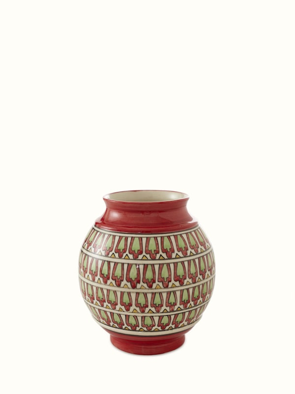 Khurja Pottery Ceramic Table Vase