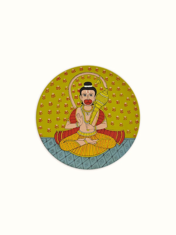 Cheriyal Hanuman Display Plate