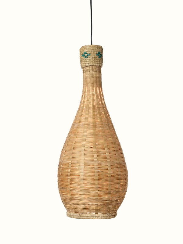 Kanshi Basketry Natural Fibre Pendant Light