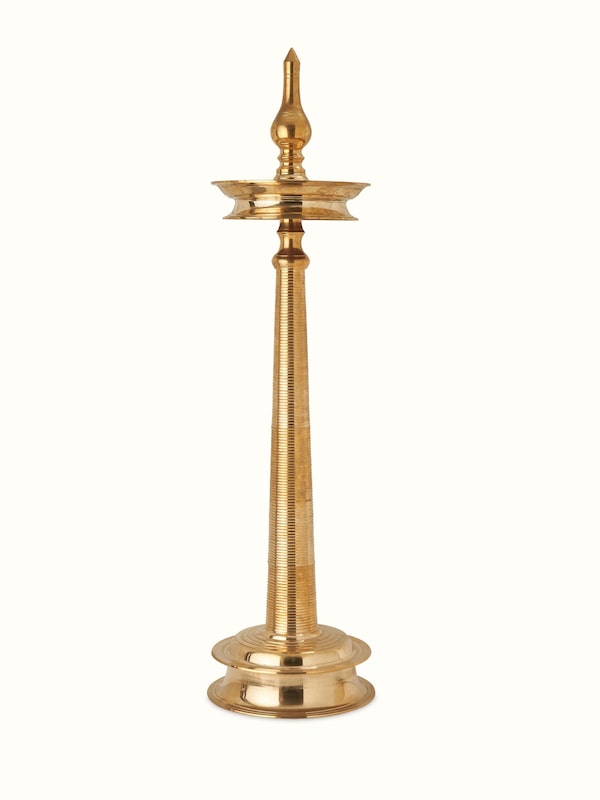 Decorative Brass Samai Vilakku Stand Diya