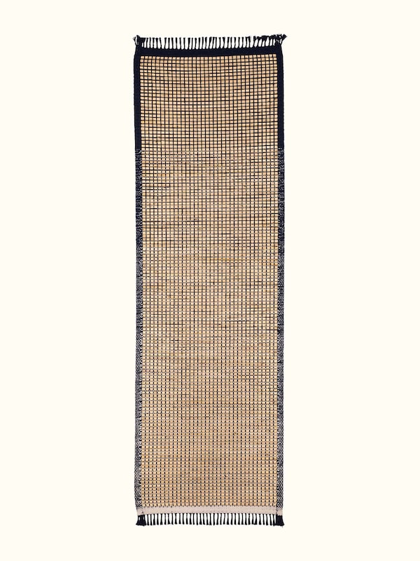 Indigo Ombre Natural Grass Cotton Yoga Mat