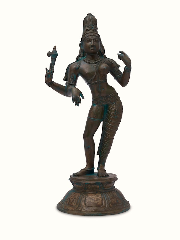Heavenly Bronze Casting Ardhanarishwar Idol